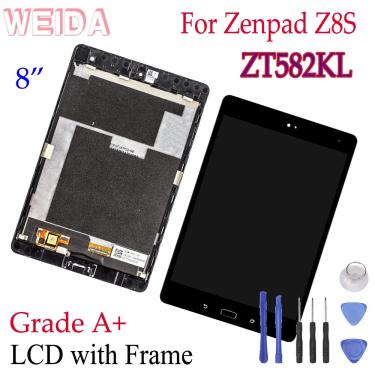 Imagem de Weida lcd-tela de substituição para asus zenpad z8s  zt582kl zt582  display lcd touch screen