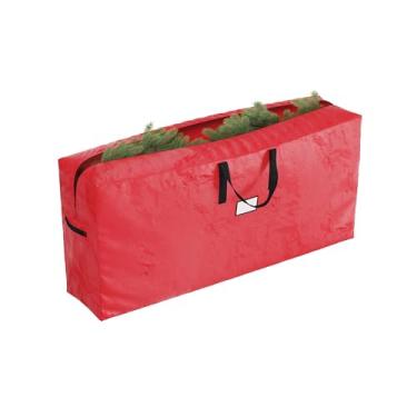 Imagem de Bolsa de armazenamento para árvore de Natal, serve para árvore artificial de até 2,7 m, protege as decorações de férias de umidade e danos da Elf Stor (vermelha)