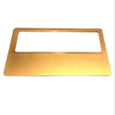 Imagem de Lupa cartão de bolso, visita, ideal para apoio de leitura KIT C/ 100 PÇS - 3644 (Dourado)