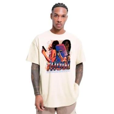 Imagem de Camiseta Oversized Thug DNV Marfim-Masculino