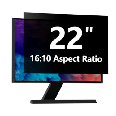 Imagem de Protetor de tela de privacidade de computador de 55 cm para Acer Hp Dell Asus Samsung LG e mais, filtro de proteção de segurança removível para monitor de proporção de 16:10 como ViewSonic Sceptre AOC
