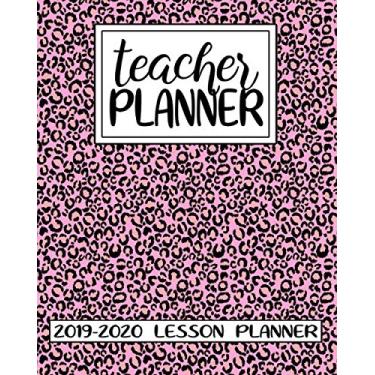 Imagem de Planner para professores 2019/2020 Planejador de aulas: Estampa de chita semanal e mensal para professores e livro de registros | Plano de aula do ano acadêmico (agosto de 2019... 2020) | Presente