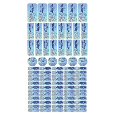 Imagem de Adesivo Etiqueta Escolar Personalizado Vinil Borboleta 88 UN