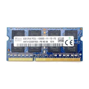 Imagem de Módulo de memória de laptop HMT41GS6BFR8A-PB peça de reposição compatível para Hynix HMT41GS6BFR8A 8GB 2Rx8 DDR3 SO-DIMM PC3-12800 1600MHz 204-Pin Non-ECC Unbuffered CL11 1,35V