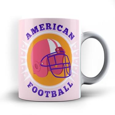Imagem de Caneca xicara American Football Capacete futebol americano 24 (Azul)