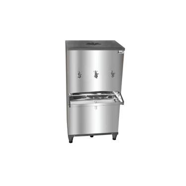 Imagem de Bebedouro Industrial de Coluna Frisbel 100 Litros Inox - 127V