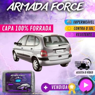 Imagem de Capa Cobrir Carro SCENIC 100% Forrada Armada Force 100% Impermeável Fo