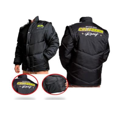 Imagem de Jaqueta Cr Califórnia Racing Life Amarelo Masculino Motoboy Motoqueiro