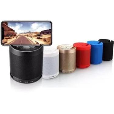 Imagem de Caixa de som bluetooth com suporte para celular 5w - HF-Q3 Preta - Ino