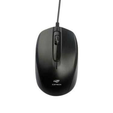 Imagem de Mouse USB Basico Preto MS-30BK C3Tech