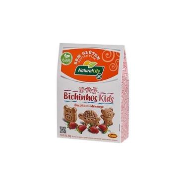 Imagem de Bichinhos Kids Morango Vegano Sem Glúten Kodilar 80g