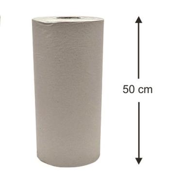 Imagem de Bobina Papel Jornal 50 CM x 100 Mts - Embalar Proteger Rechear Caixas 