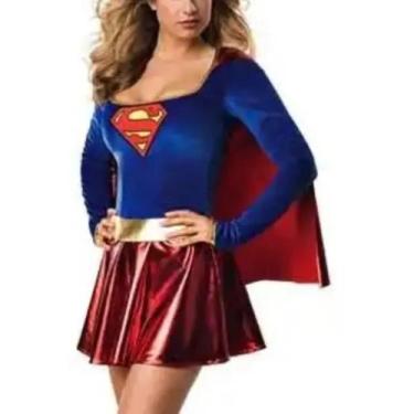 Imagem de Fantasia Super Girl Adulto - Dineia Cintra, G