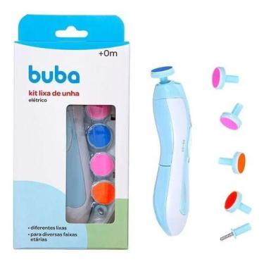 Imagem de Aparador Lixador De Unhas Bebê Infantil 6 Refis Luz Led Buba