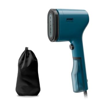 Imagem de Vaporizador de Roupas Arno Pure Pop Azul, Higieniza e Desodoriza, 1100W, Aquece em 15s, Portátil, HS20 110V