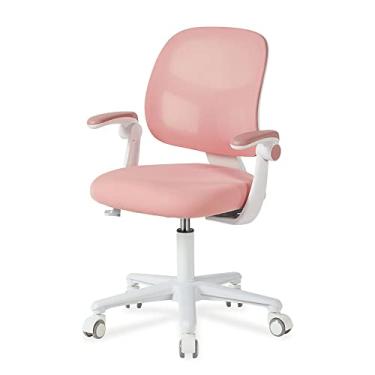 Imagem de DIOSHOME Cadeira de Mesa Infantil, Cadeira Ajustável Em Altura, Cadeira Ergonômica, Cadeira de Escritório Infantil, Cadeira de Computador Infantil. Malha Respirável e Material de Esponja de Alto Rebot