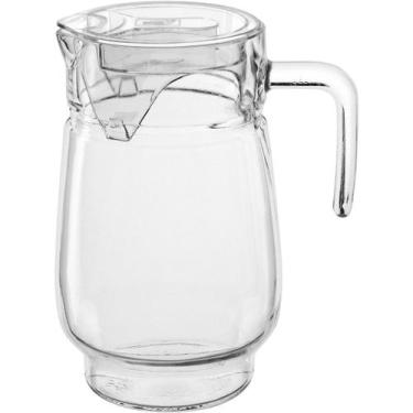 Imagem de Jarra Água Suco Tampa Acrilico Vidro 1,6l 20x10 Transparente - HOME&CO