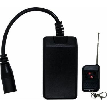 Imagem de Controle Remoto Sem Fio Universal Maquina Fumaça C/ Receptor Cor Preto