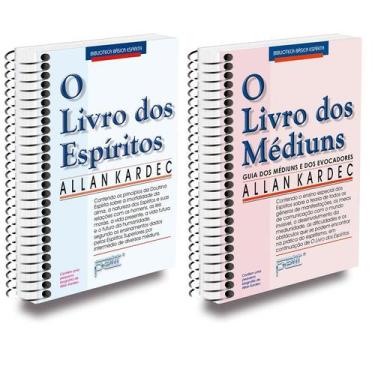 Imagem de Kit O Livro dos Espíritos + O Livro dos Médiuns em Espiral