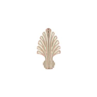 Imagem de Kit 4 Pezinho Ramo Pequeno Metal Decoração Caixas Mdf Bandejas - Metal