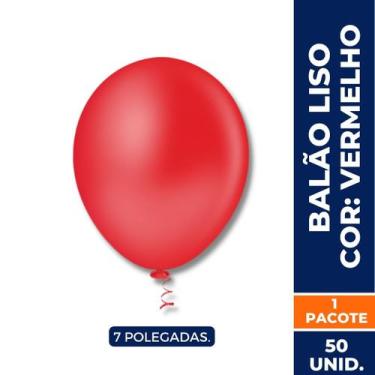 Imagem de Balão Bexiga 7 Polegadas Várias cores 1 Pacote com 50un. - Tamarozzi, 