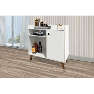 Imagem de Aparador / Balcão Cantinho do Café MAD Modelo Retrô 1 Porta e Nichos C