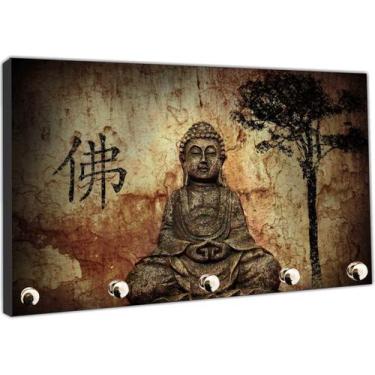 Imagem de Porta Chaves Buda Budismo Religiosidade Chácras Organizador Chaveiro -
