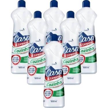 Imagem de 6Un Desengordurante Cozinha Limpeza Total Tira Gordura Óleo - CasaKm