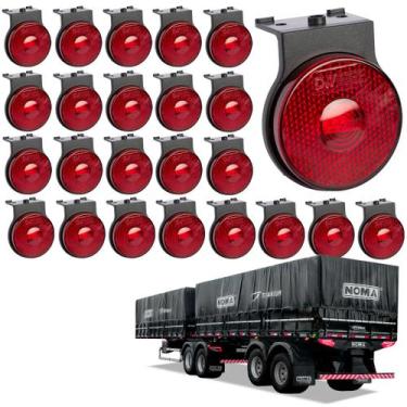 Imagem de 24 Lanterna Lateral Noma LED Rubi 65mm Suporte - Conector - DW Compone