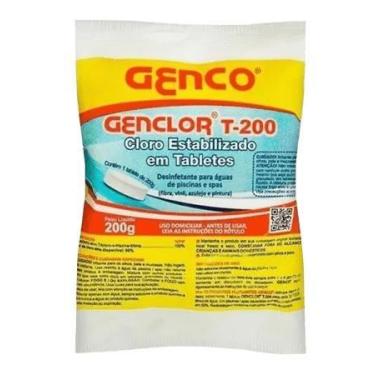 Imagem de T-200 TABLETES CLORO ESTABILIZADO - 200 Gramas - Genco
