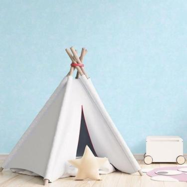 Imagem de Papel de Parede com textura de Bebê  G78355 Azul Turquesa - GALERIE