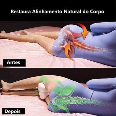 Imagem de 1x Travesseiro Para Pernas Ortopédico Lavável Profissional - OEM