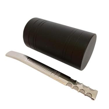 Imagem de Kit tereré cuia copo redondo recartilhado preto 300ml + bomba tela pre