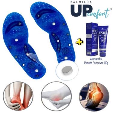 Imagem de Palmilha Anatômica Neodímio Up Confort + Pomada Fisiopower - Upower, 3