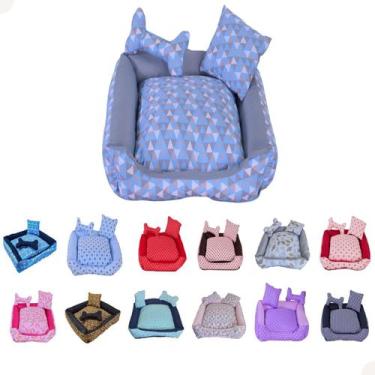 Imagem de Kit Cama Caminha Pet Para Cachorro Lavável  Tamanho GG - Confortpet, L