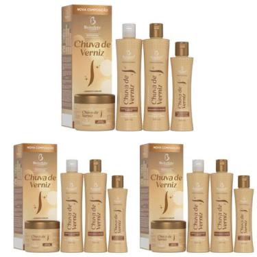 Imagem de Kit 3 Capilar Chuva De Verniz Ação Antifrizz - Bio Instinto