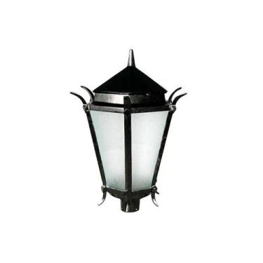 Imagem de Luminária Colonial para Poste Francesa Grande em Alumínio - Luminárias