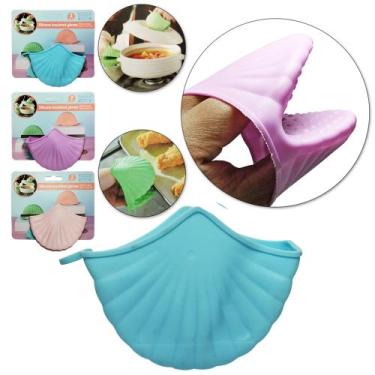 Imagem de Luva pegador de cozinha de silicone 12x8x4cm - 20 COMERCIAL