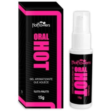 Imagem de Oral Hot Gel Aromatizante Beijável que Aquece 15g Hot Flowers - hot fl