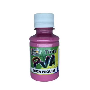Imagem de Tinta Pva Fosco Cores Claras 100ml True Colors, ROSA PEQUIM