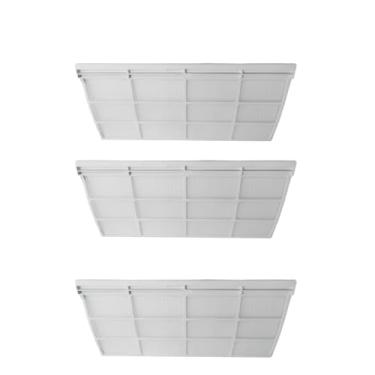 Imagem de Kit 3 Filtros Tela Protetora Para Ar Condicionado Split Piso Teto Carrier Space 48.000 E 60.000 Btuh