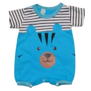 Imagem de Macacão de bebê menino divertido urso - Duda Baby Shop , Vermelho