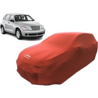 Imagem de Capa Automotiva Chrysler Pt Cruiser Tecido Helanca - Mz, Vermelha