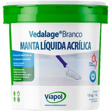 Imagem de Viapol Vedalage Branco 14Lt, Branco