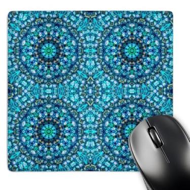 Imagem de 3dRose Mouse pad LLC 20 x 20 x 0,63 cm, arte digital abstrata azul (mp_11608_1)