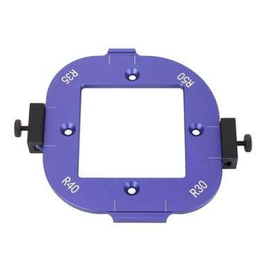 Imagem de Modelo de Raio de Canto Redondo, Modelo de Roteador de Gabarito de Raio de Liga de Alumínio, Modelo de Posicionamento de ângulo de Arcos R30 R35 R40 R50