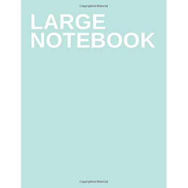 Imagem de Large Notebook: Big Size Lined Writing Journal, 150 Wide Ruled Pages, Note taking for School/College/Office, Daily Journal for Class/Homework / ... / Meditation, Basic Minimalist Design