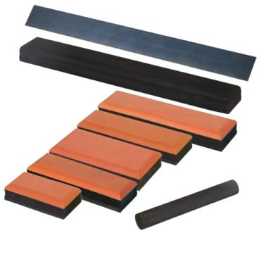 Imagem de Pintando Carro, Kit Com 7 Tacos Lixador Manual Inclui Taco Cilindro E Regua Quantidade de cascalhos:0;Cor:Laranja