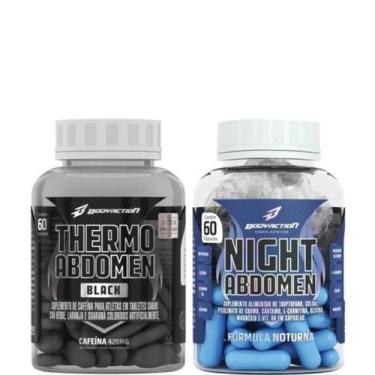 Imagem de Kit Black Abdomen e Night Abdomen Body Action