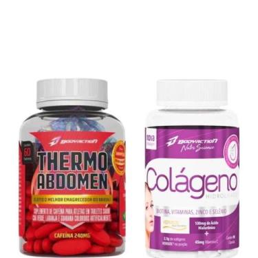 Imagem de Kit Thermo Abdomen 60 Caps + Colageno Hidrolizado 90 Caps Bodyaction -